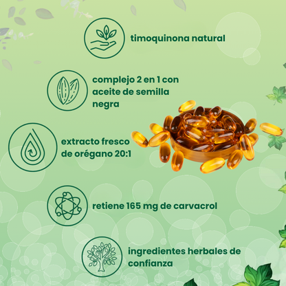Aceite de Orégano & Nigella Sativa