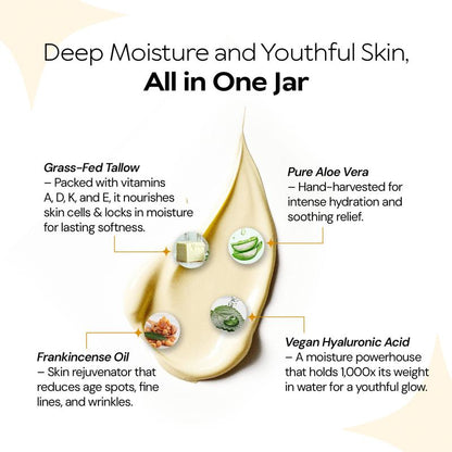 Crema Facial de Sebo de Res