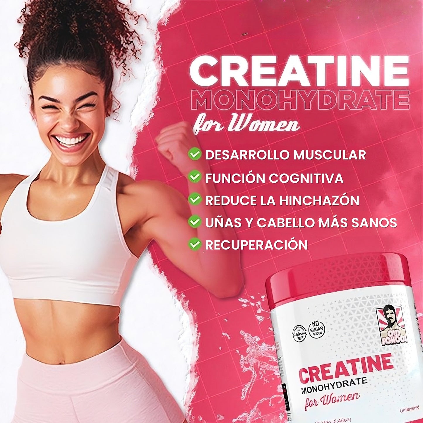 Creatina Monohidratada para Mujeres