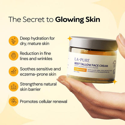 Crema Facial de Sebo de Res