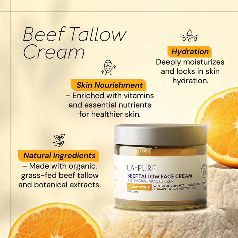 Crema Facial de Sebo de Res